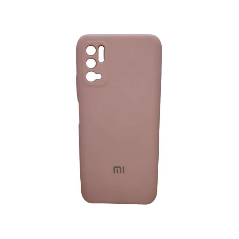 

Чехол Silicone Cover с защитой камеры Xiaomi Poco M3 PRO (светло-розовый)