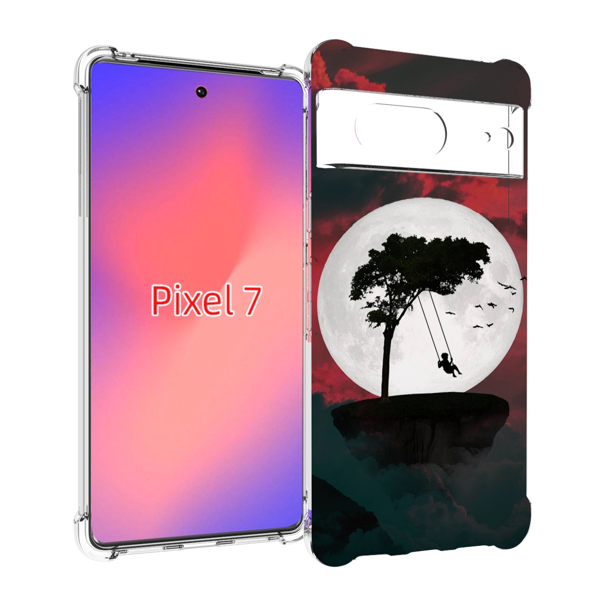 

Чехол Mypads Качели-Над-Пропастью Для Google Pixel 7, Прозрачный, Tocco