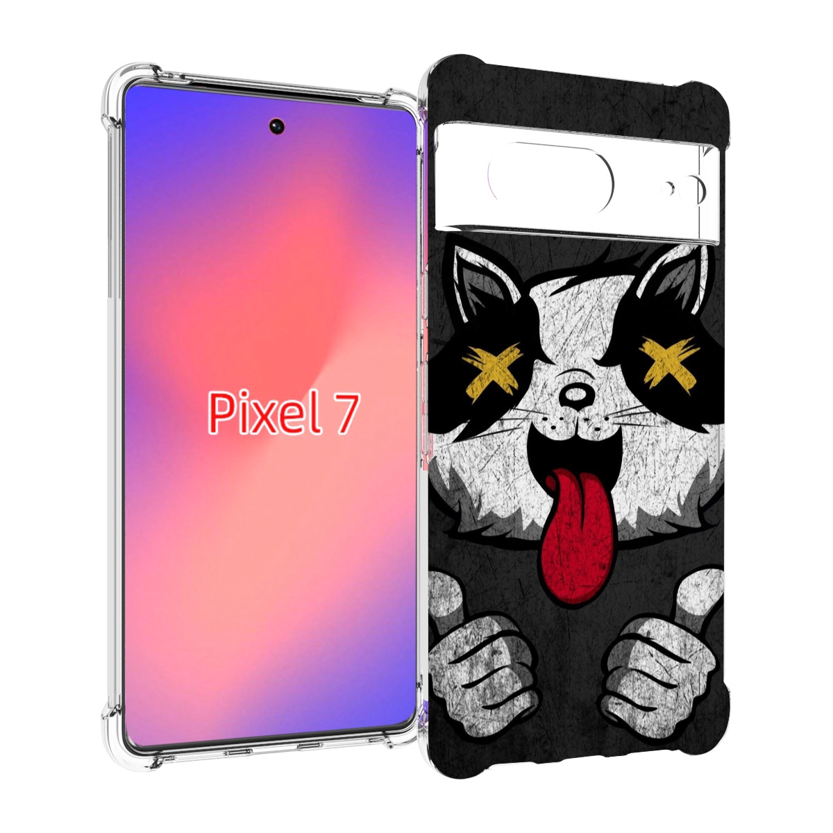 

Чехол Mypads Классный Зверек Для Google Pixel 7, Прозрачный, Tocco