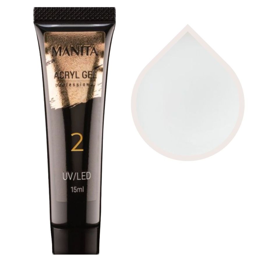 

Акриловый гель Manita Professional для моделирования ногтей №02 15 мл, kr-21784
