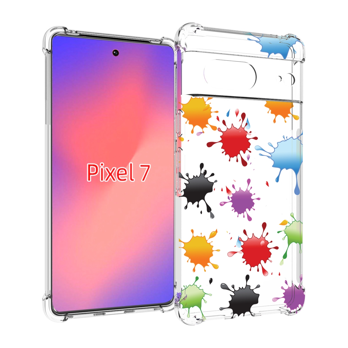 

Чехол Mypads Кляксы Для Google Pixel 7, Прозрачный, Tocco