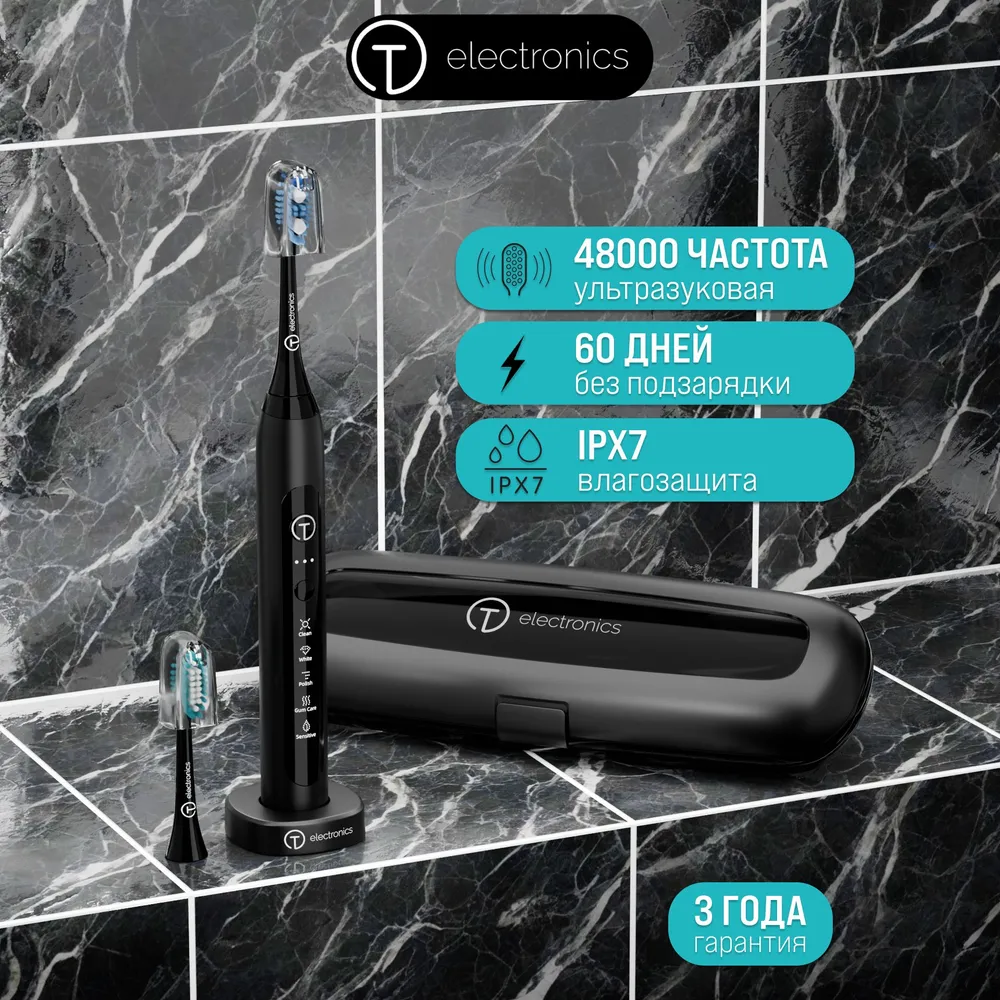 

Электрическая зубная щетка Titan Electronics TELTB0001 черный, TELTB0001