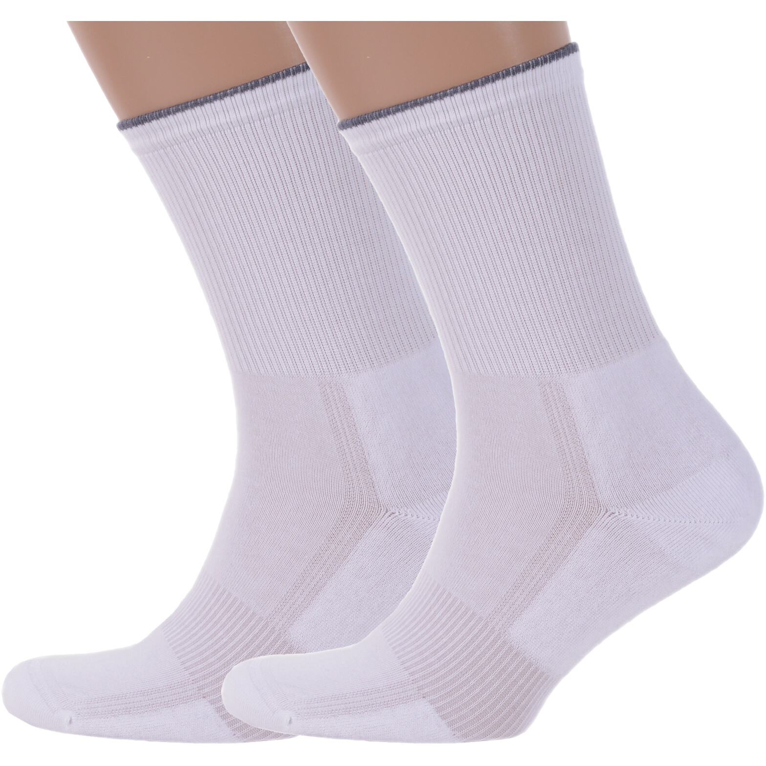 

Комплект носков мужских LorenzLine 2-С17М белых 25, Белый, 2-С17М
