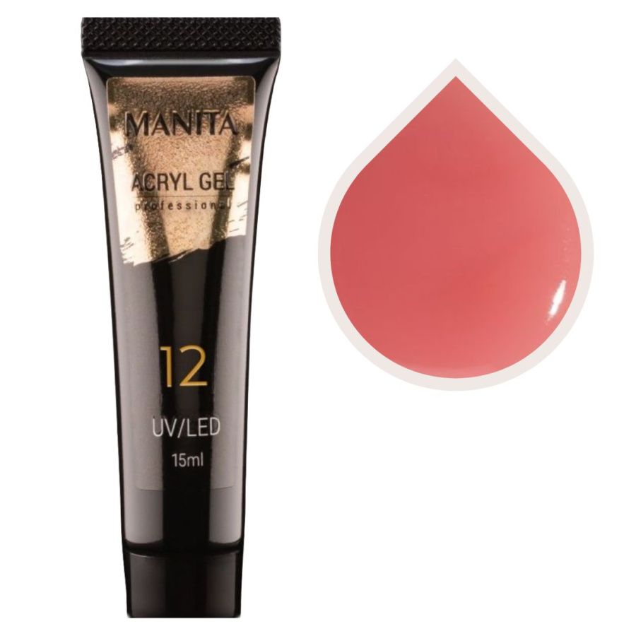 

Акриловый гель Manita Professional для моделирования ногтей №12 15 мл, kr-21804
