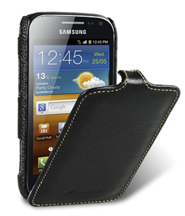 фото Чехол melkco для samsung galaxy ace 2 i8160 leather case jacka type black lc (50020)