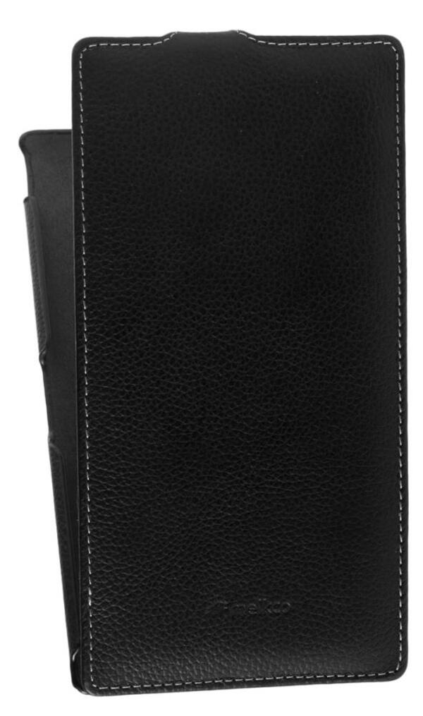 фото Чехол melkco для sony xperia l c2105 leather case jacka type (black lc) (57153)