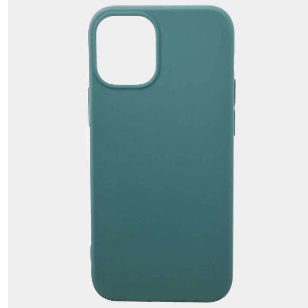 фото Чехол iphone 12 mini silicon сase (с лого), малахитовый nobrand