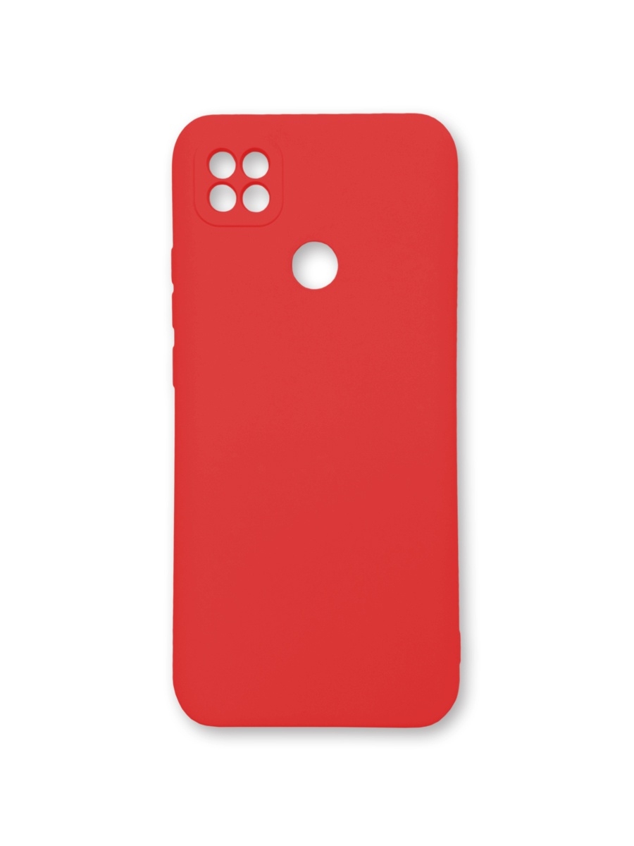 

Чехол Silicone Cover с защитой камеры для Xiaomi Redmi 9C (красный)