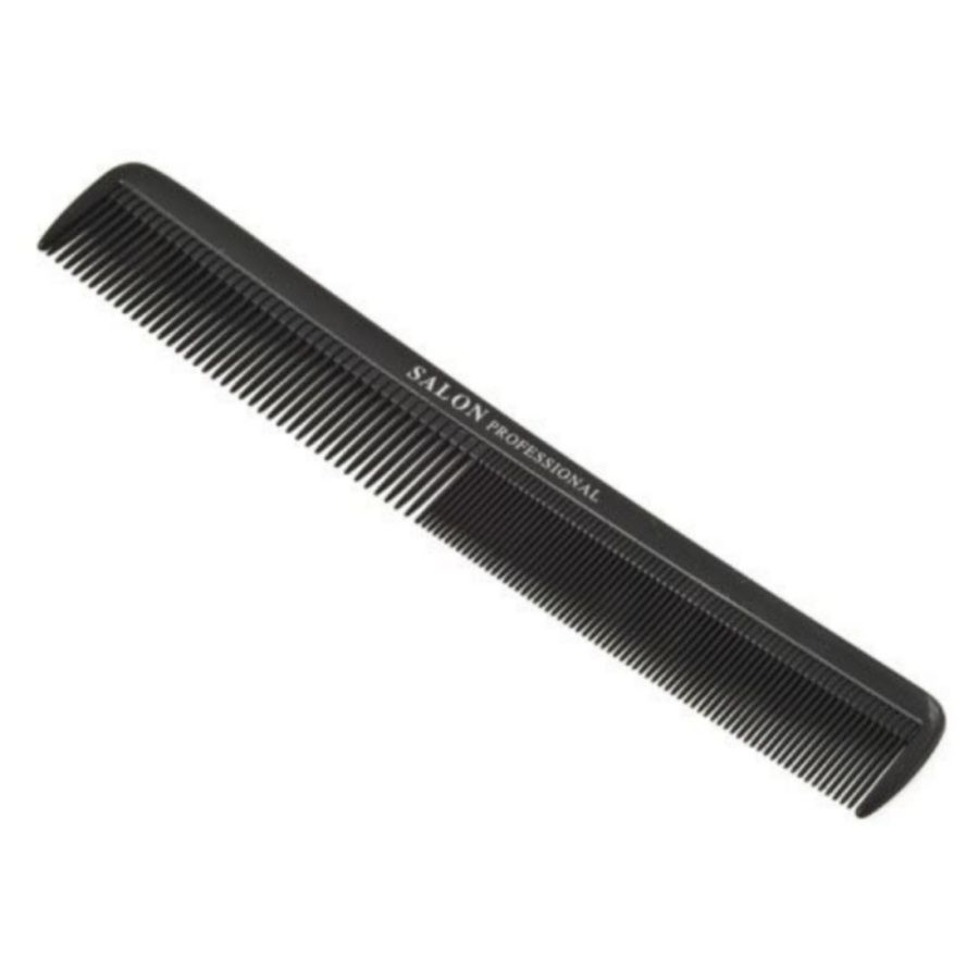 Salon Гребень для волос 350-328, черный, пластиковый, L 200 мм, (3шт.)