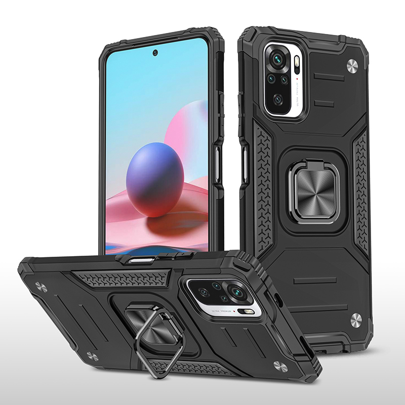 

Противоударный чехол Black Panther Legion Case для Xiaomi Redmi Note 10/10s, черный, Legion Case