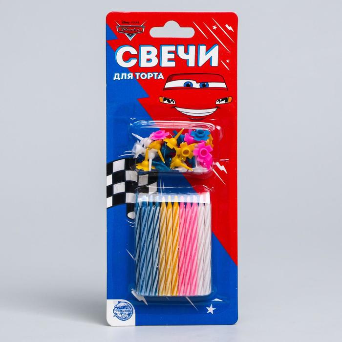 

Набор свечей для торта, Тачки, 24 шт., Тачки