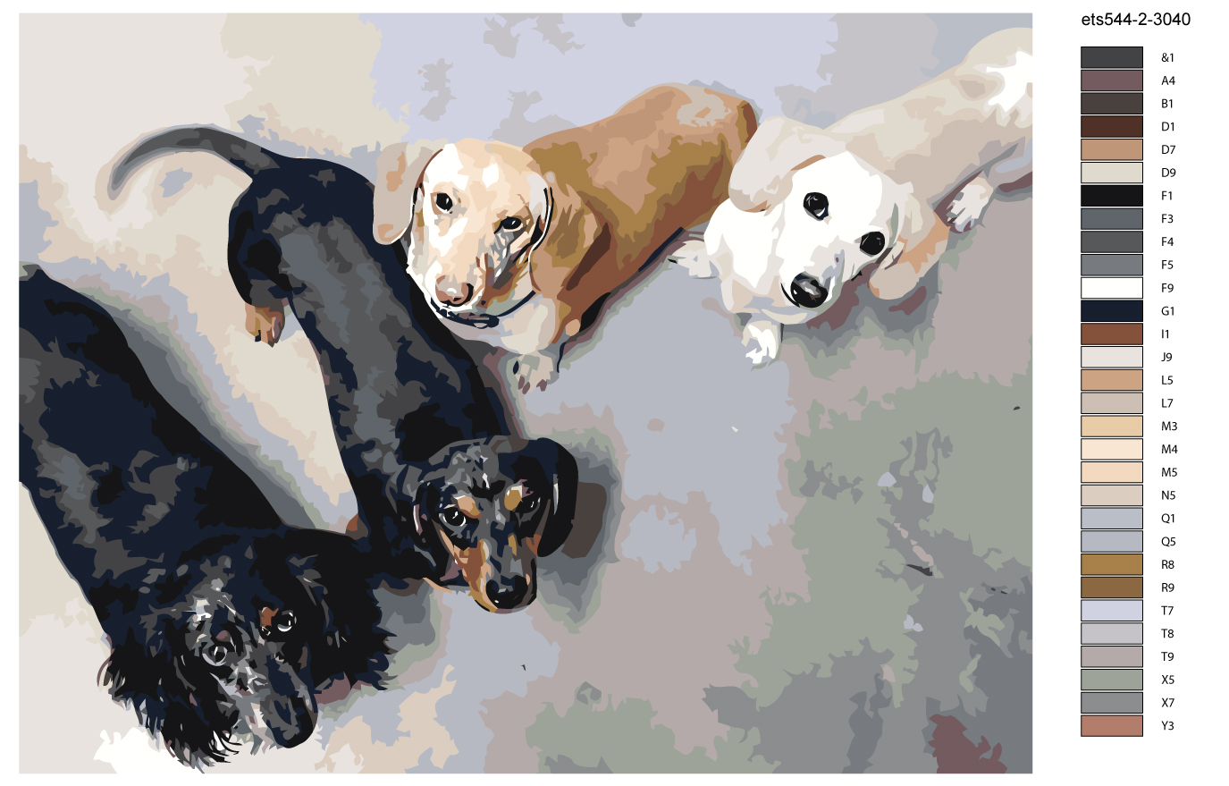 

Картина по номерам, "Живопись по номерам", 36 х 48, ets544-2-3040, ets544-2-3040