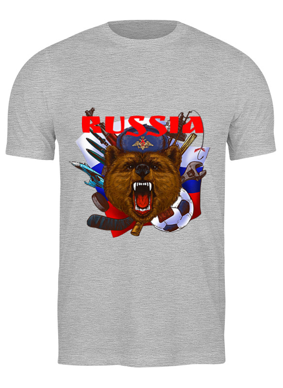 

Свитшот мужской Printio Россия серый 3XL, Россия