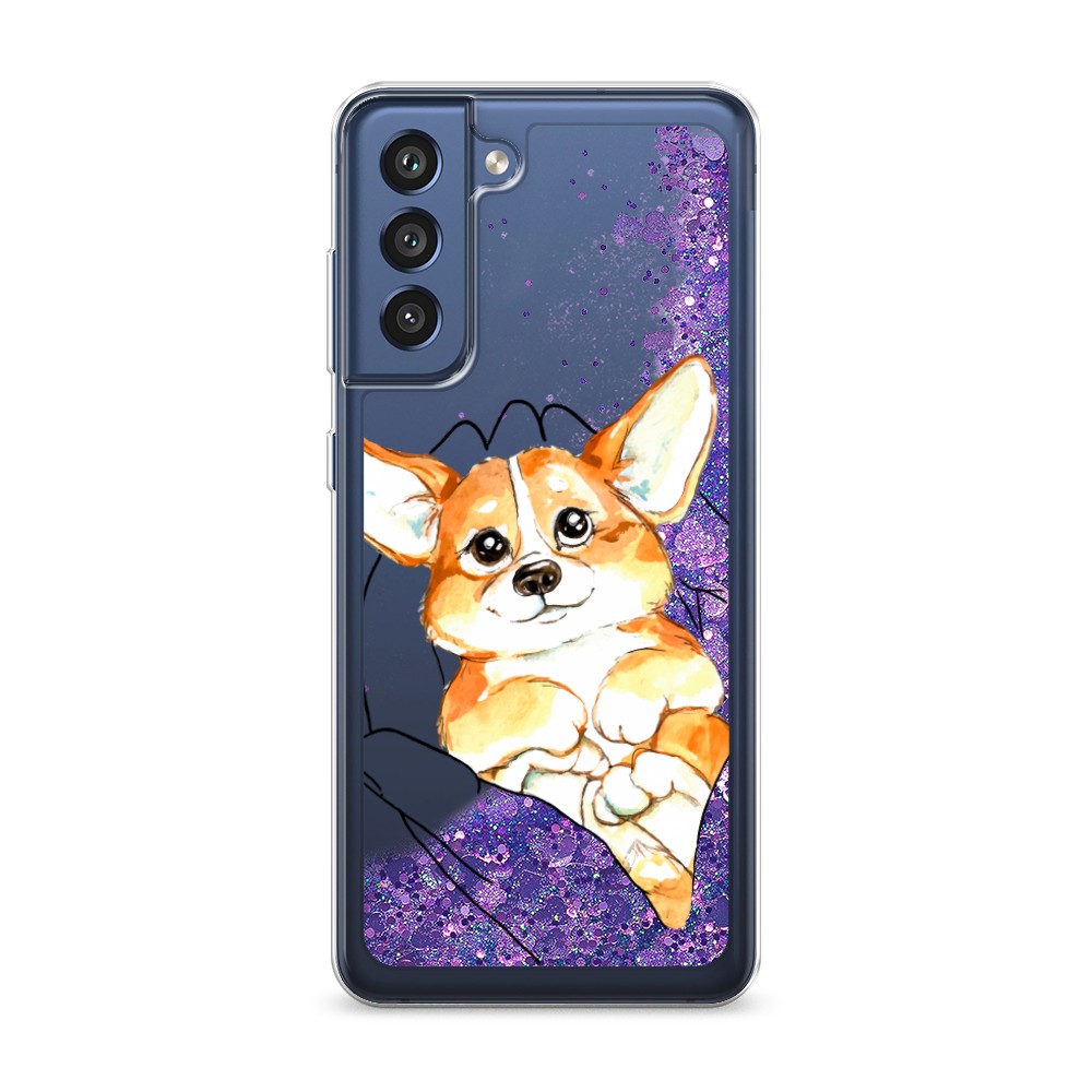 

Чехол Awog на Samsung Galaxy S21 FE / Самсунг S21 FE "Корги в ладошках", Разноцветный, 2103092-1