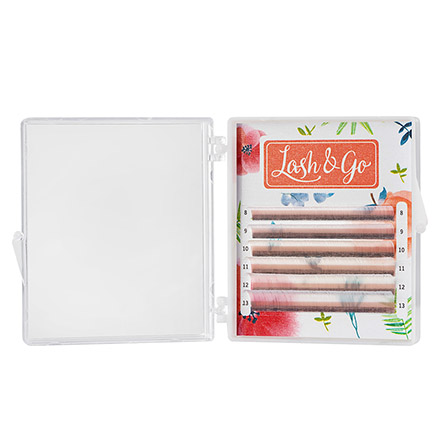 

Ресницы на ленте Lash&Go 0,7/7-12 мм, C-изгиб, белые