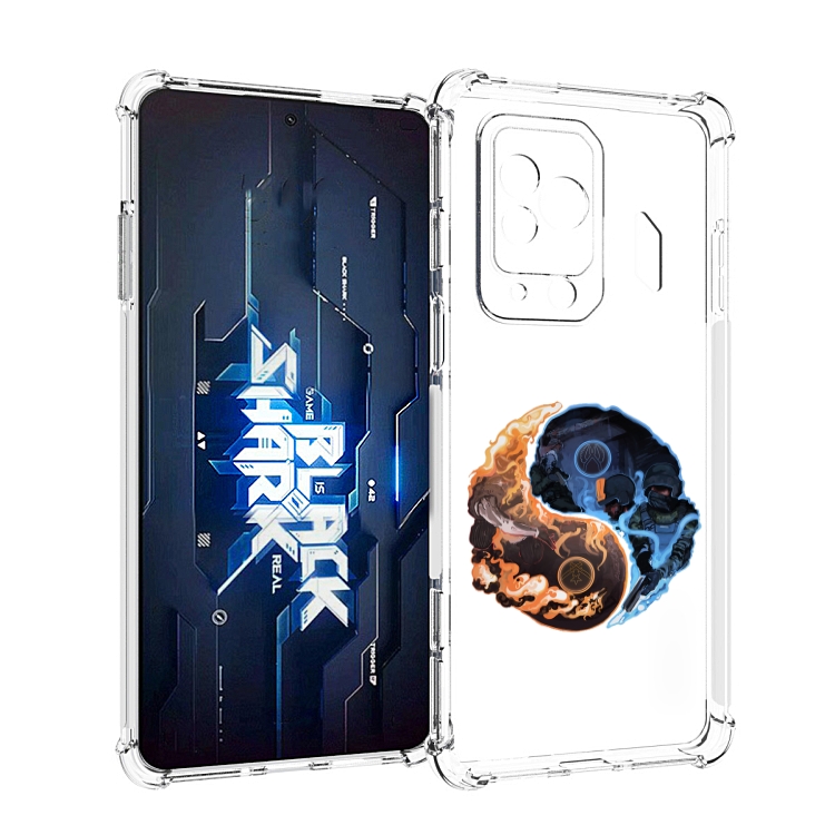 

Чехол MyPads кс-го-инь-янь для Xiaomi Black Shark 5 Pro, Прозрачный, Tocco