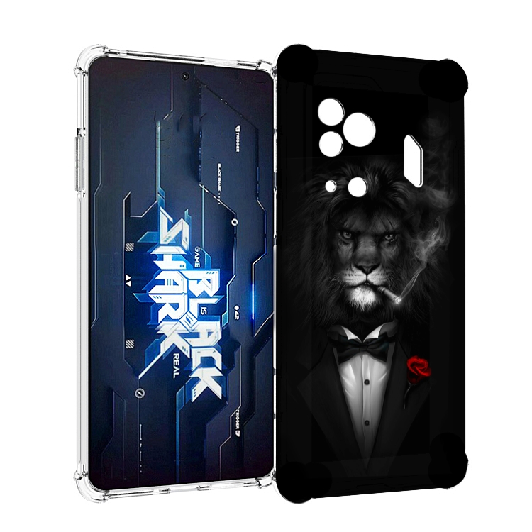 

Чехол MyPads лев-в-темноте-с-сигаретой мужской для Xiaomi Black Shark 5 Pro, Прозрачный, Tocco