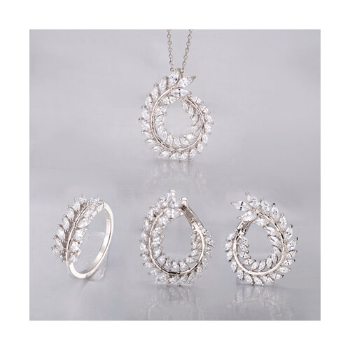 

Серьги из серебра SOKOLOV 94026896-91, фианит, 94026896-91