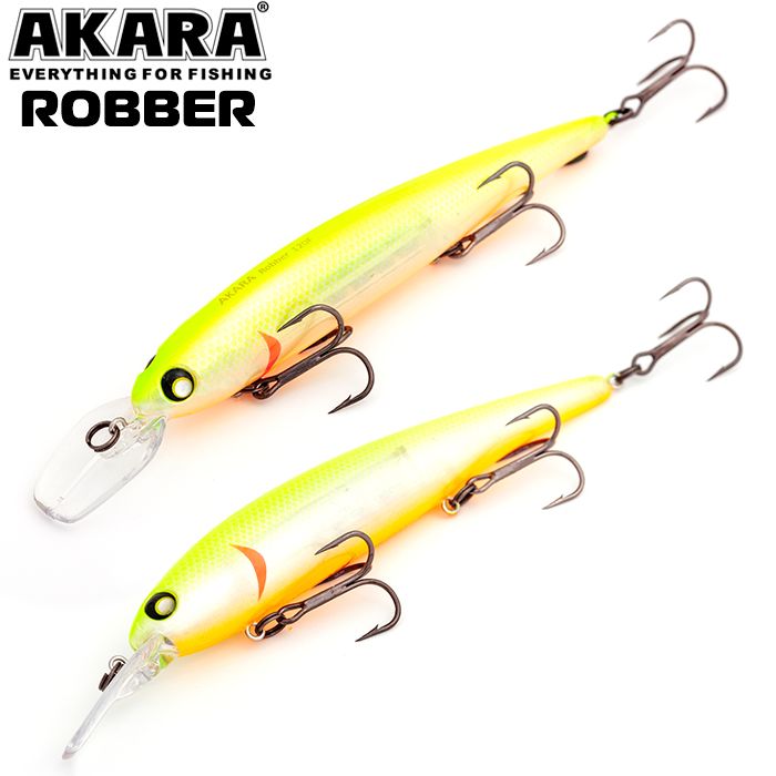 

Воблер Akara Robber 120F 19 гр 2/3 oz 4,7 in A127, Разноцветный, Robber