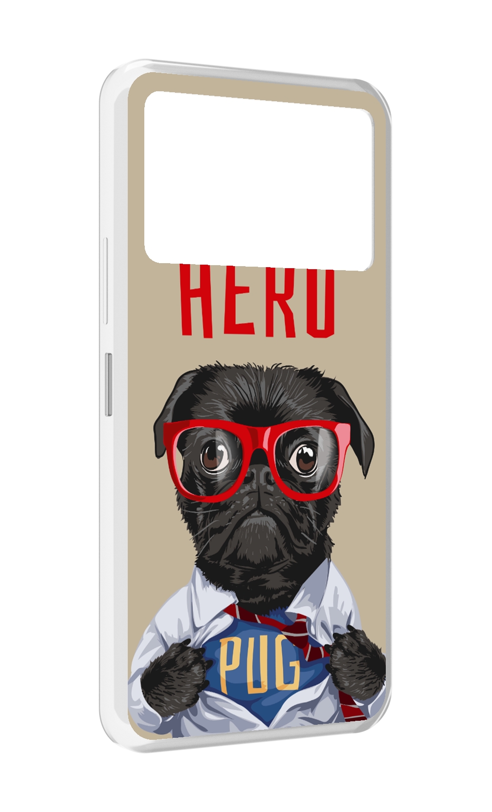 

Чехол MyPads Герой-PUG для Infinix NOTE 12 VIP (X672), Прозрачный, Tocco