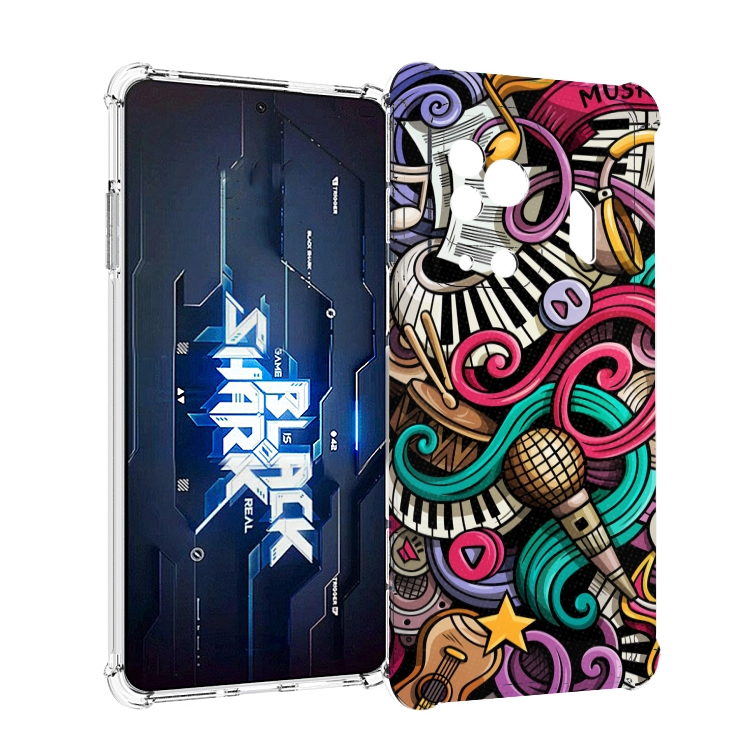 

Чехол MyPads любимая-музыка для Xiaomi Black Shark 5 Pro, Прозрачный, Tocco