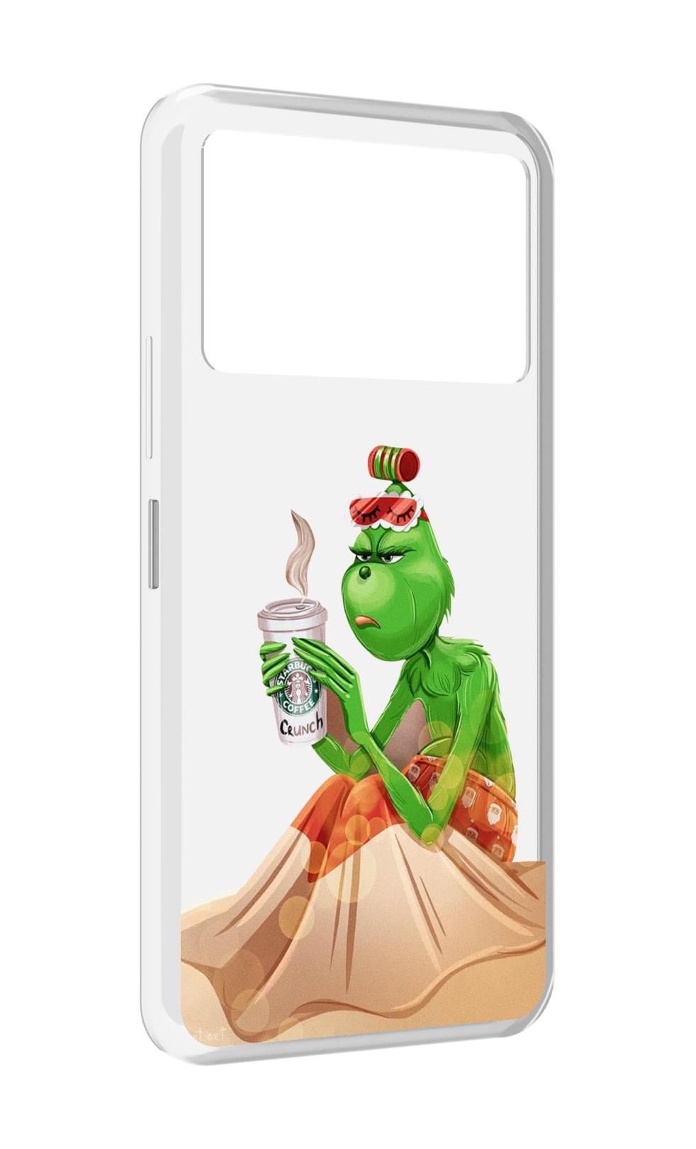 

Чехол MyPads Гринч-в-платье для Infinix NOTE 12 VIP (X672), Прозрачный, Tocco