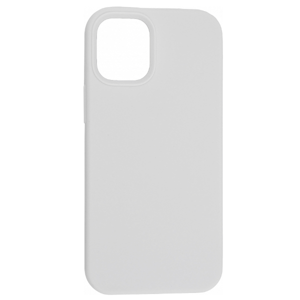 фото Чехол iphone 12 mini silicon сase (с лого), белый nobrand