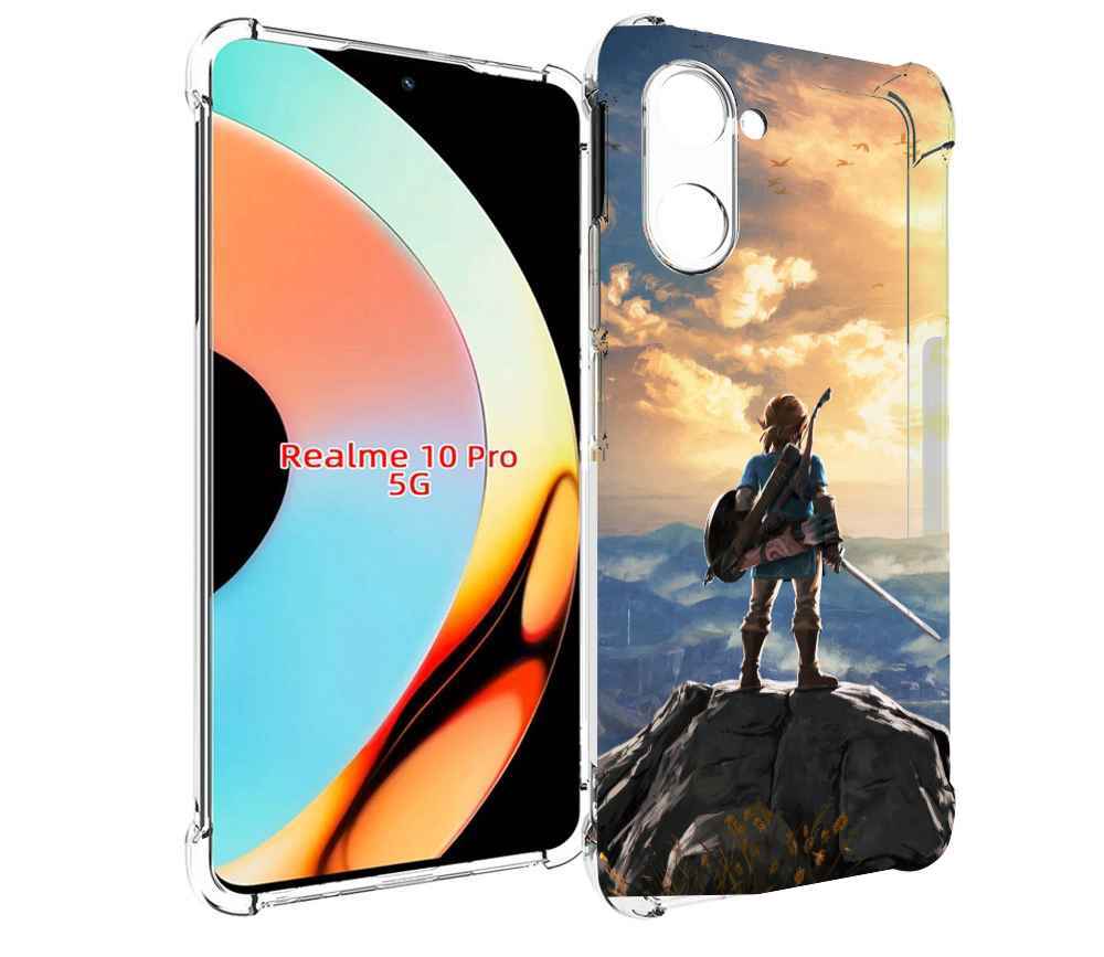 

Чехол бампер MyPads The Legend of Zelda для Realme 10 Pro против..., Прозрачный, Tocco