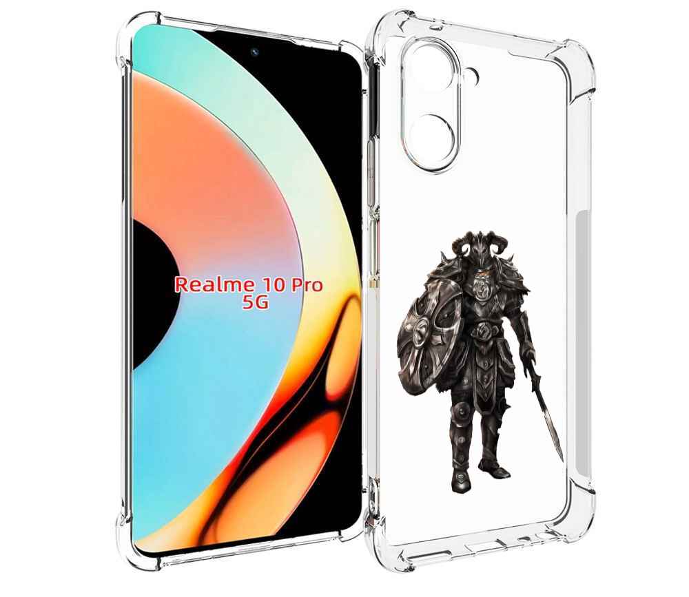 

Чехол бампер MyPads The-Elder-Scrolls-Online для Realme 10 Pro п..., Прозрачный, Tocco