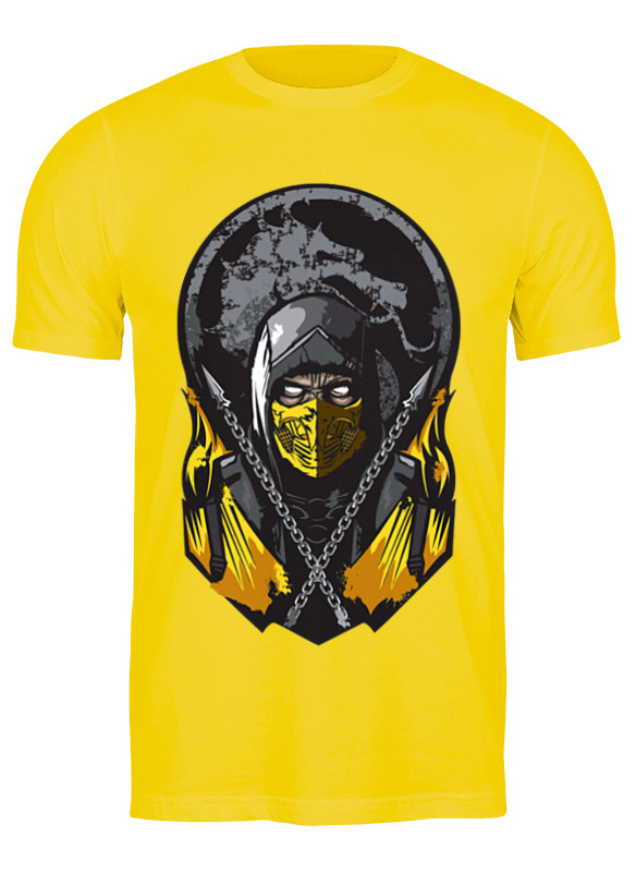 

Футболка мужская Printio mortal kombat желтая 3XL, Желтый, mortal kombat