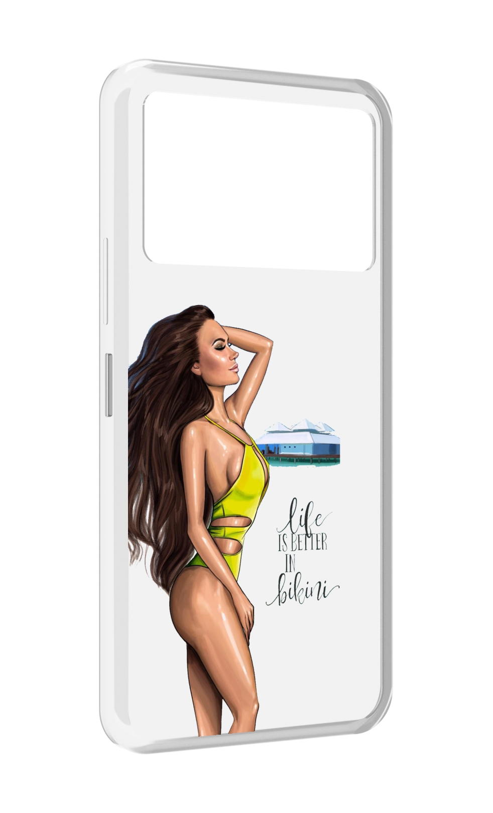 

Чехол MyPads Девушка-в-купальнике для Infinix NOTE 12 VIP (X672), Прозрачный, Tocco