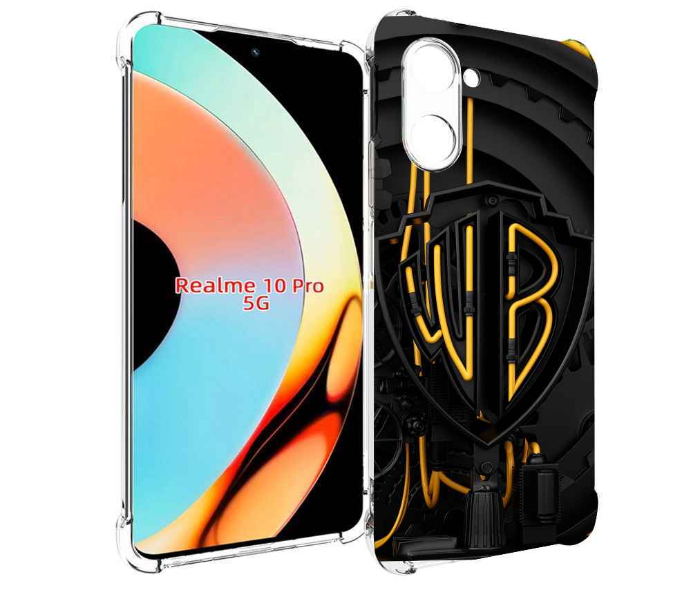 Чехол бампер MyPads Warner Bros для Realme 10 Pro противоударный