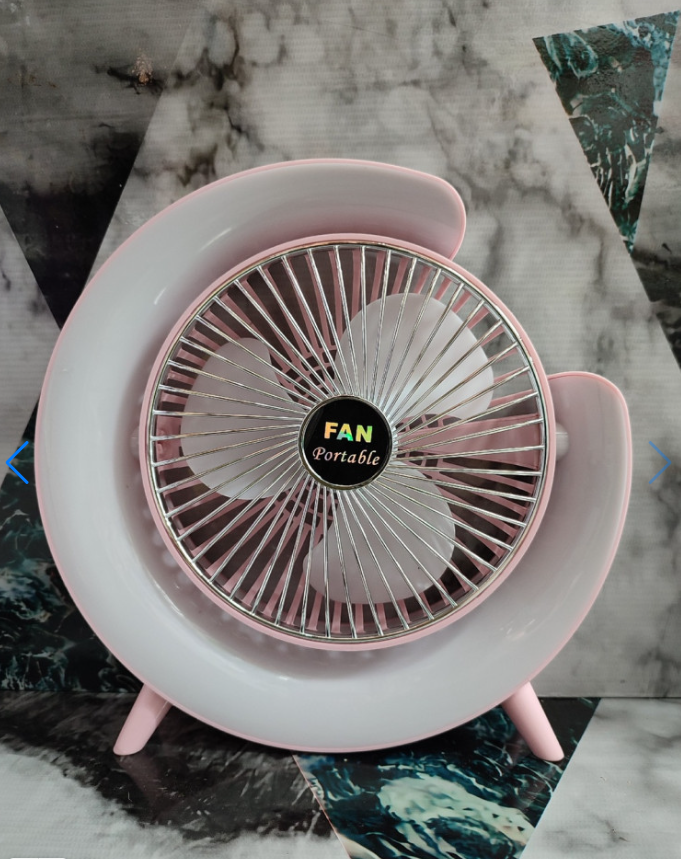 

Вентилятор напольный, настольный Fan A-21 розовый, A-21