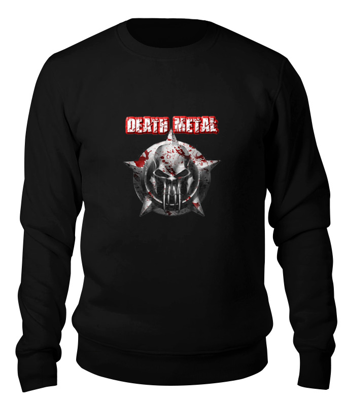 

Свитшот унисекс Printio Death metal черный L, Death metal