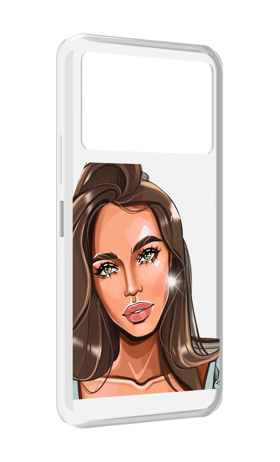 

Чехол MyPads Девушка-с-зелеными-глазами для Infinix NOTE 12 VIP (X672), Прозрачный, Tocco
