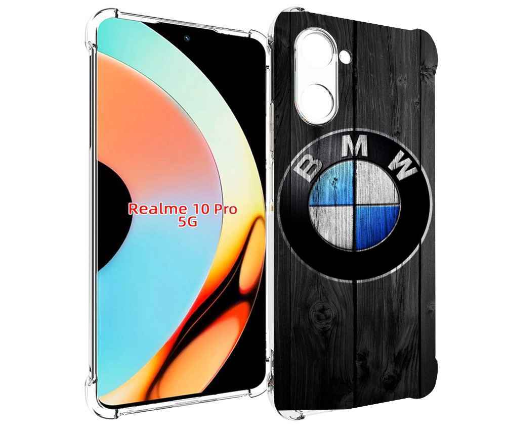 

Чехол бампер MyPads bmw бмв 5 мужской для Realme 10 Pro противоу..., Прозрачный, Tocco