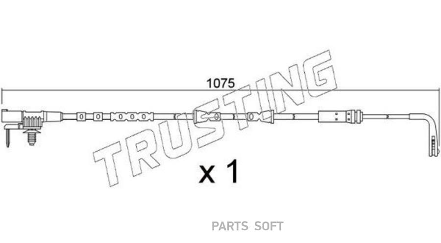 

Датчик износа тормозный колодок TRUSTING SU390