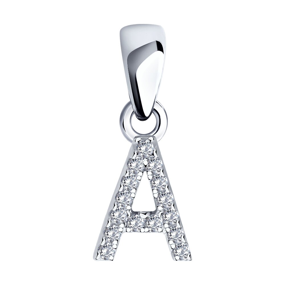 

Кулон из серебра SOKOLOV 94033126-91, фианит, 94033126-91