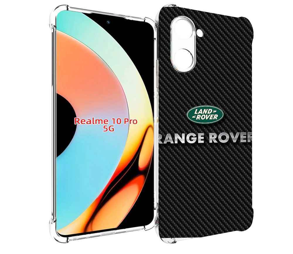 

Чехол бампер MyPads land rover ленд ровер 2 для Realme 10 Pro пр..., Прозрачный, Tocco