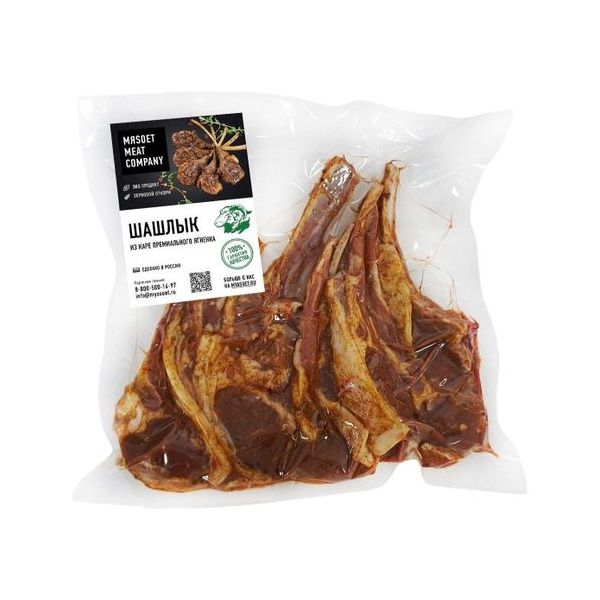 

Шашлык из ягнятины Мяsoet Meat Company охлажденный 800 г