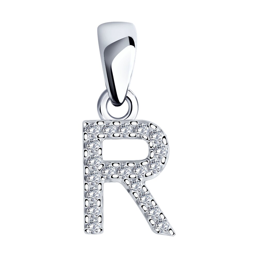 

Кулон из серебра SOKOLOV 94033135-91, фианит, 94033135-91