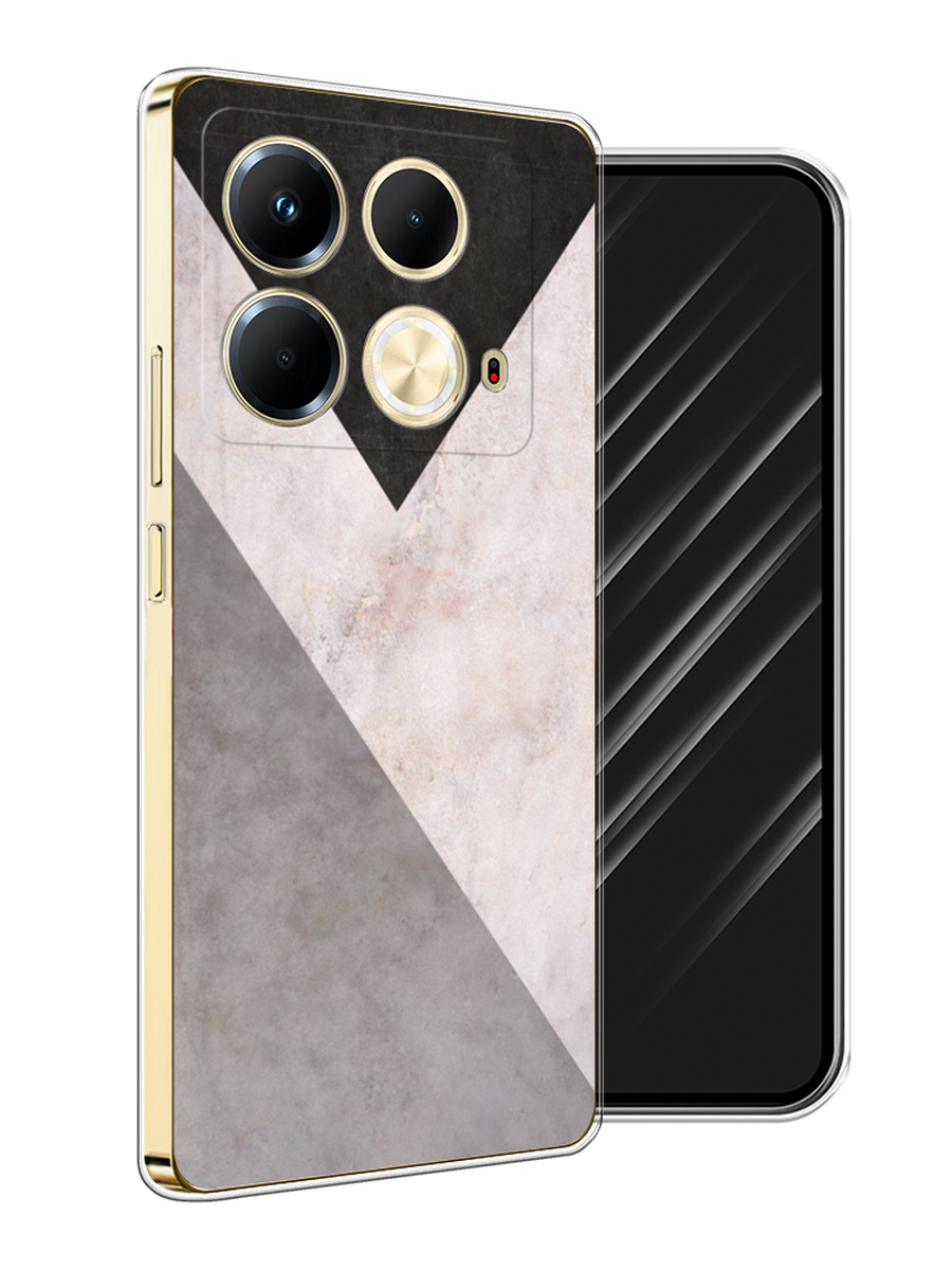 

Чехол Awog на Infinix Note 40 "Геометричный мрамор", Бежевый, 3105850-1