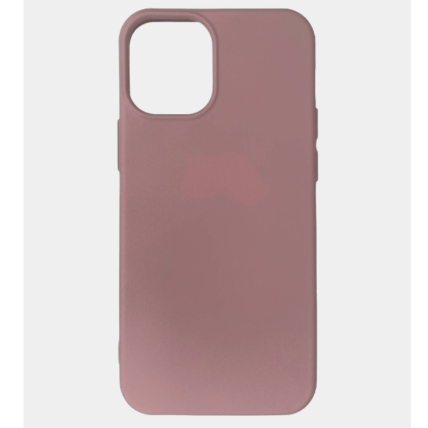 фото Чехол iphone 12 mini silicon сase (с лого), какао nobrand