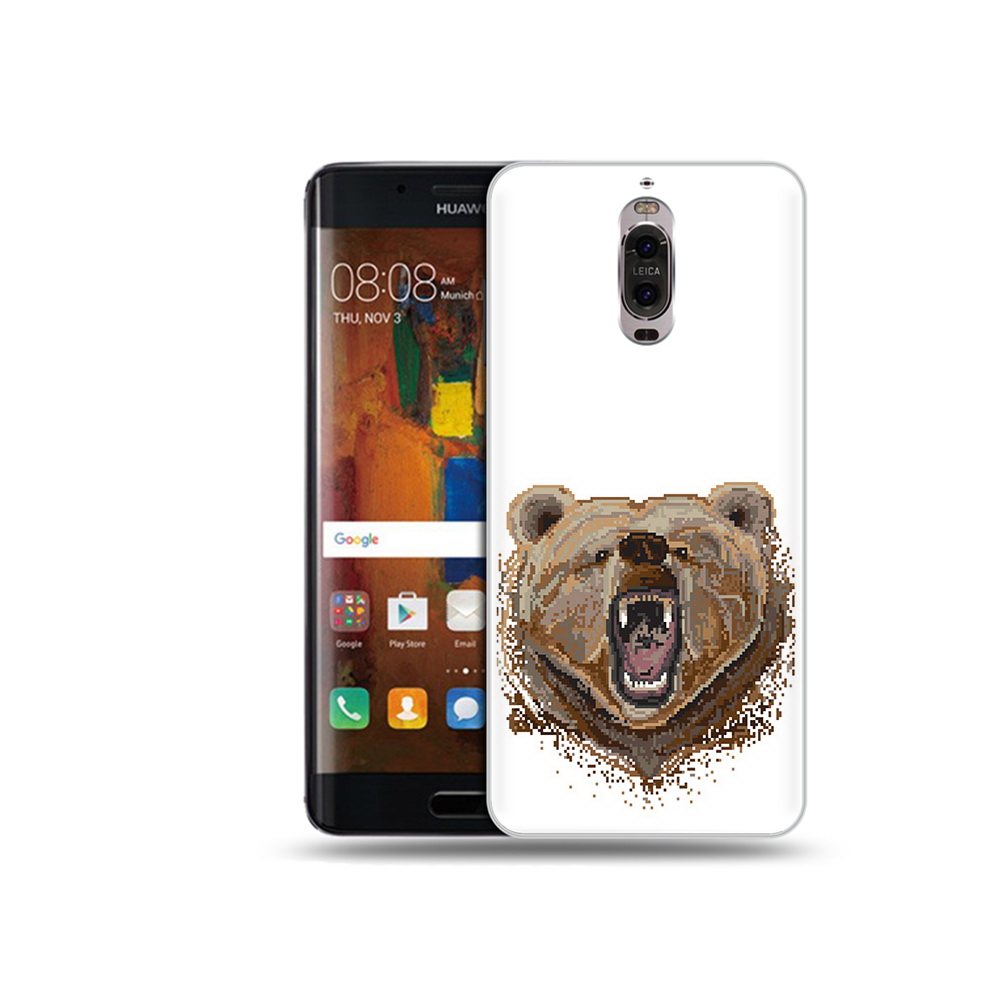 

Чехол MyPads Tocco для Huawei Mate 9 Pro пиксельный медведь (PT50613.55.539), Прозрачный, Tocco