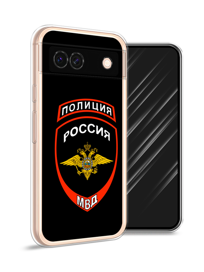 

Чехол Awog на Google Pixel 8A "Полиция шеврон", Черный;красный;белый, 271750-1