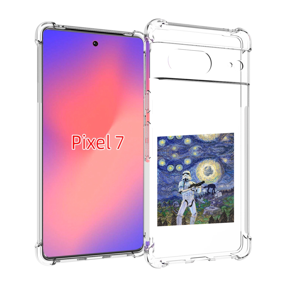 

Чехол Mypads Star Wars Звездная Ночь Для Google Pixel 7, Прозрачный, Tocco