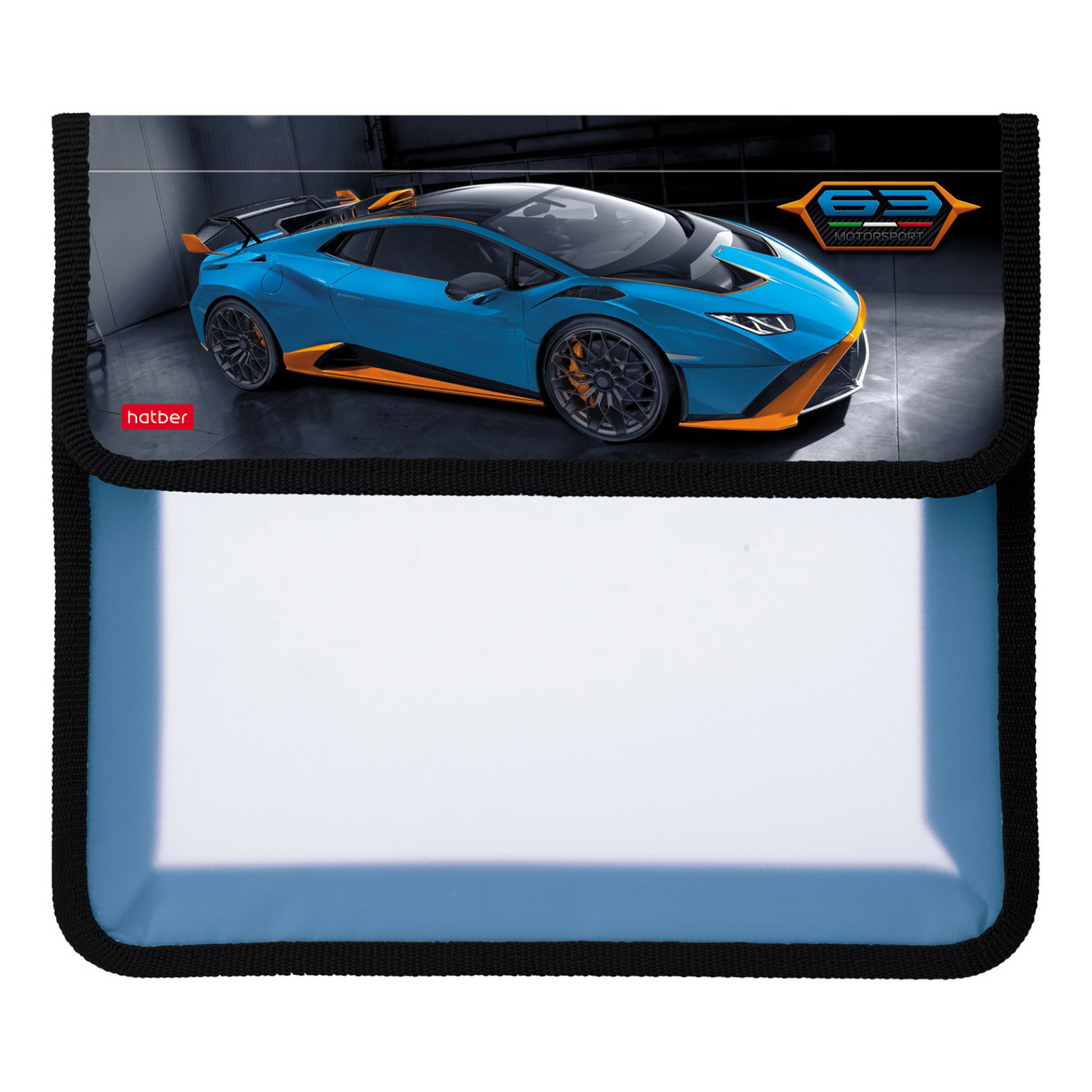 

Папка Hatber для тетрадей на липучке А5 Bluesupercar разноцветная, Серый