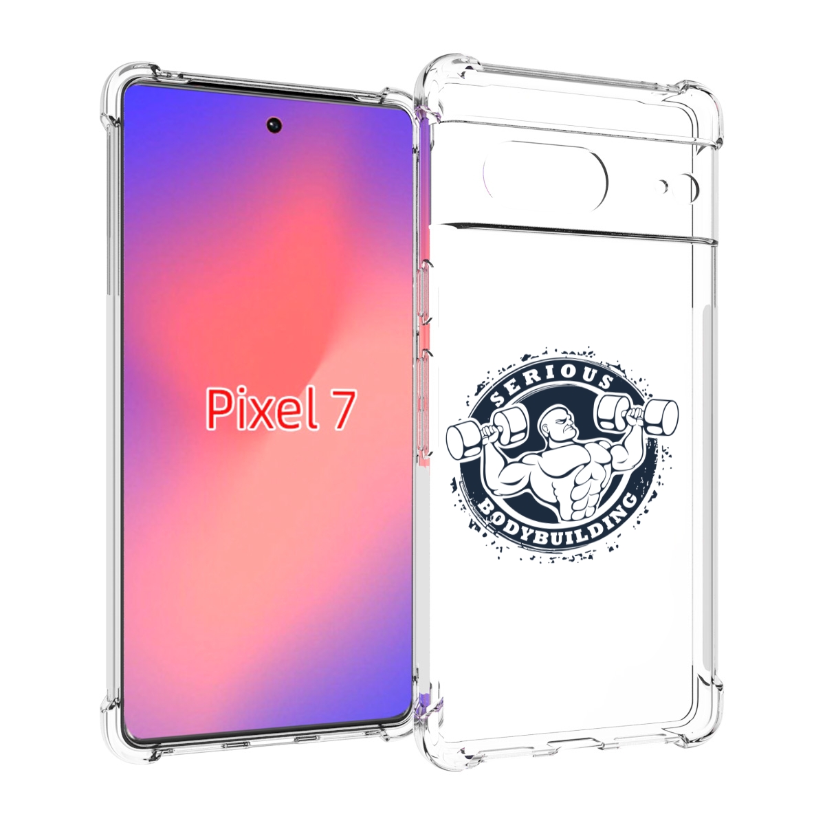 

Чехол Mypads Бодибилдинг Воля К Победе Для Google Pixel 7, Прозрачный, Tocco