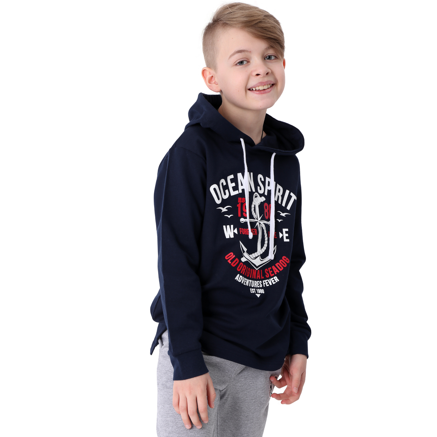 

Толстовка детская Leader Kids ЛКЛ2123359 р.164, ЛКЛ21233592-ФУ01У