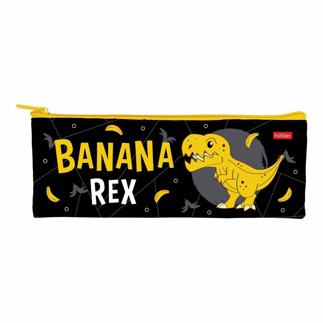 

Пенал Hatber Banana-Rex черно-желтый